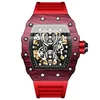 4  Red Case Red Silicone Strap