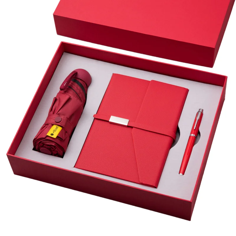 Рекламный бизнес-набор лидер продаж индивидуальный логотип рекламные подарки маркетинговые продукты корпоративный блокнот деловой подарочный набор