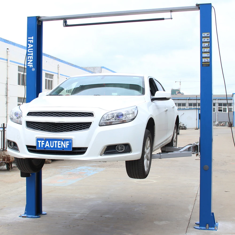 Tfautenf Tfh40 Clear Floor 2 Post Car Lift Hydraulic Car Lift With 4