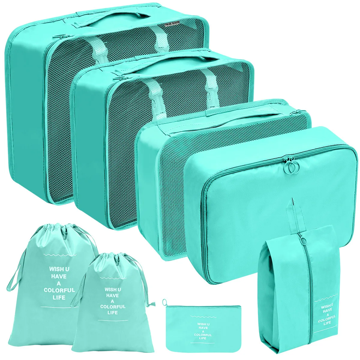 Wholesale Custom Clothes Travel Luggage Foldable Packing Storage Box Organizers for Travel Accessories