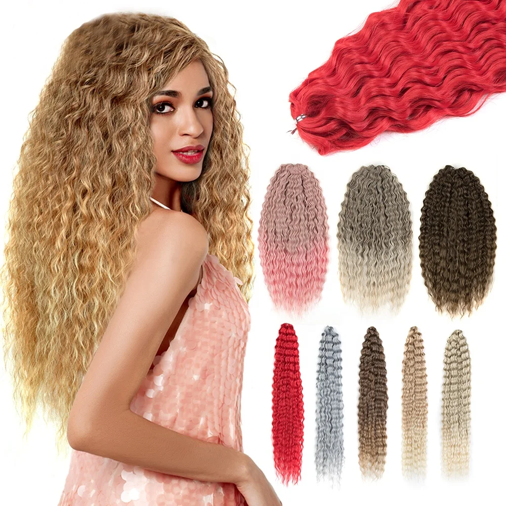 Deep Wave Blonde Crochet Hair, Hair Crochet Braids, Braiding Hair