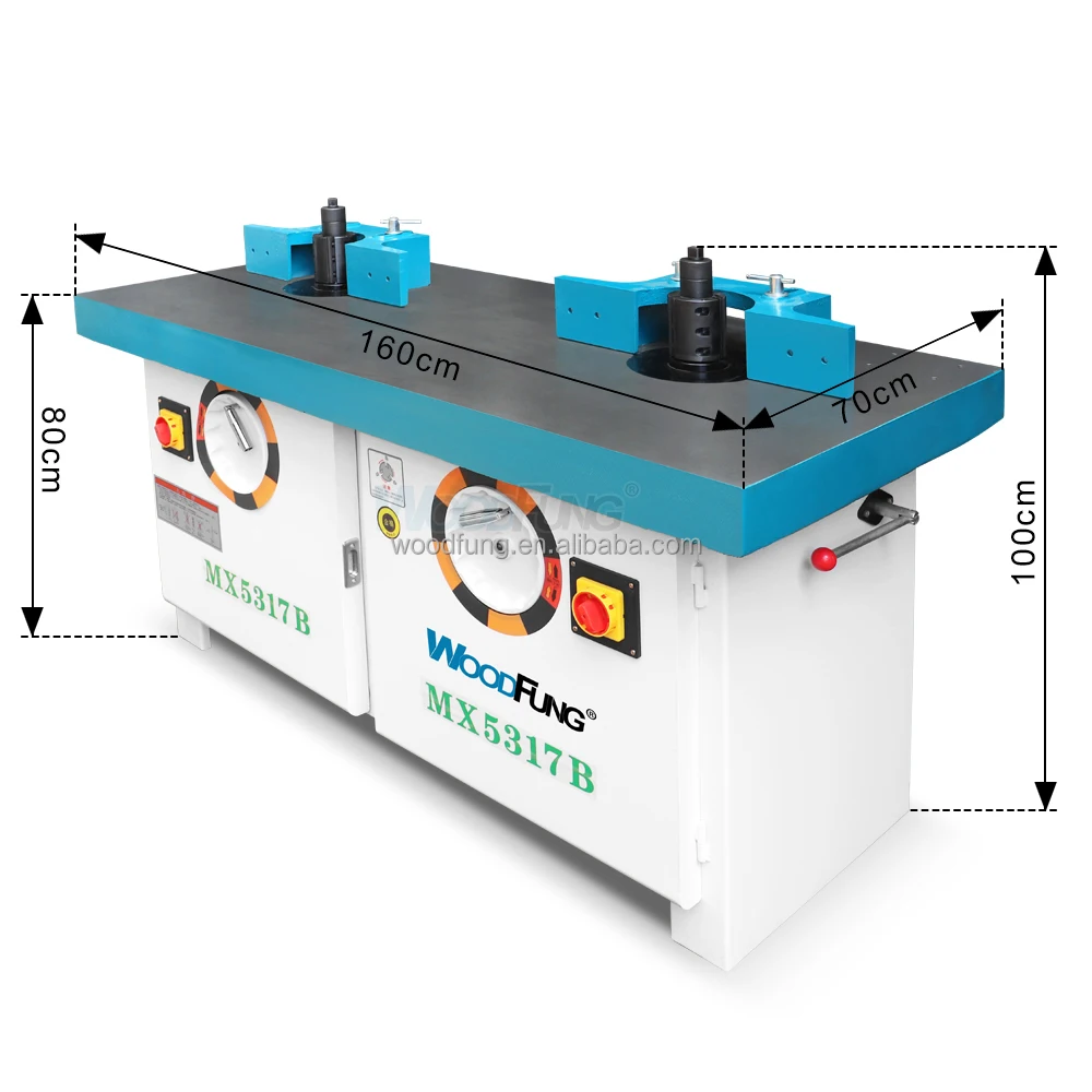 Mx5317b Vertical Double Working Table Shaft Spindle Moulder Solid Wood ...