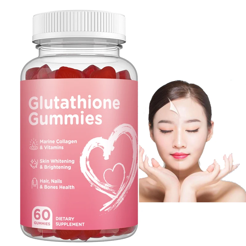 Glutathione Skin Care Skin Whitening Gummies Collagen Anti-aging L ...