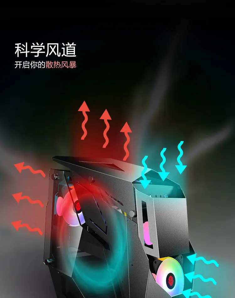 Leading brand Factory directly selling popular design computer case ATX case computer pc gaming 2022