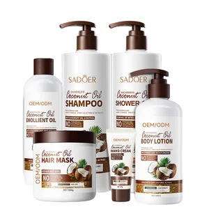 Wholesale Coconut Hair Care Set Amino Acid Shampoo & Body Wash with Moisturizing Refreshing Oil Control for Hair & Skin
