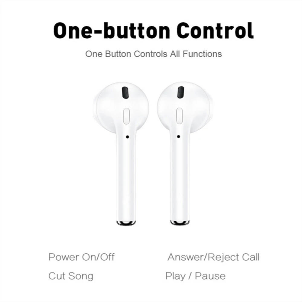 i9 Tws Wireless Head phones Blue tooth 5.0 Earphones music Bluetooth head phones With Mic Charging Box Headset for all phones - ANKUX.COM