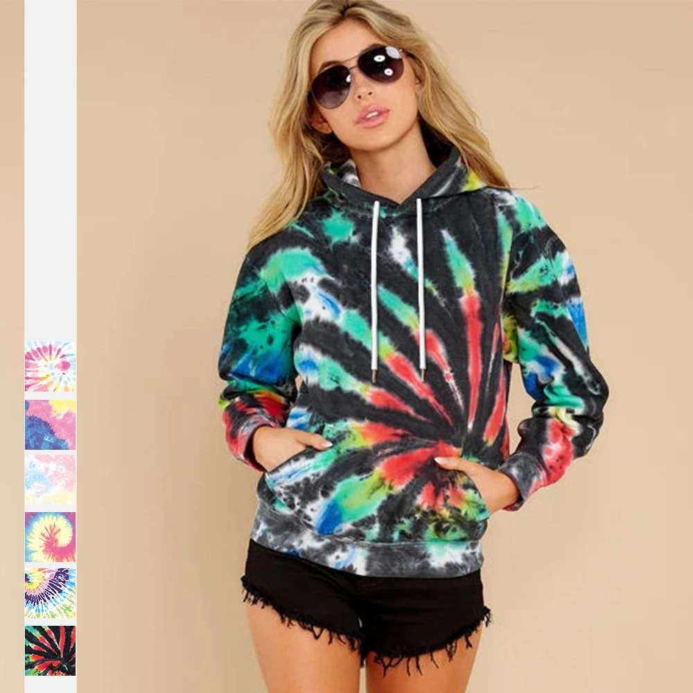 vans tie dye moletom com capuz women's