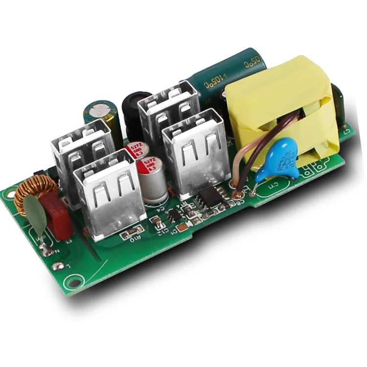 Phone Pcba Module Factory Design Custom Socket Pcba Module 4 Port Usb Charger Module With ...