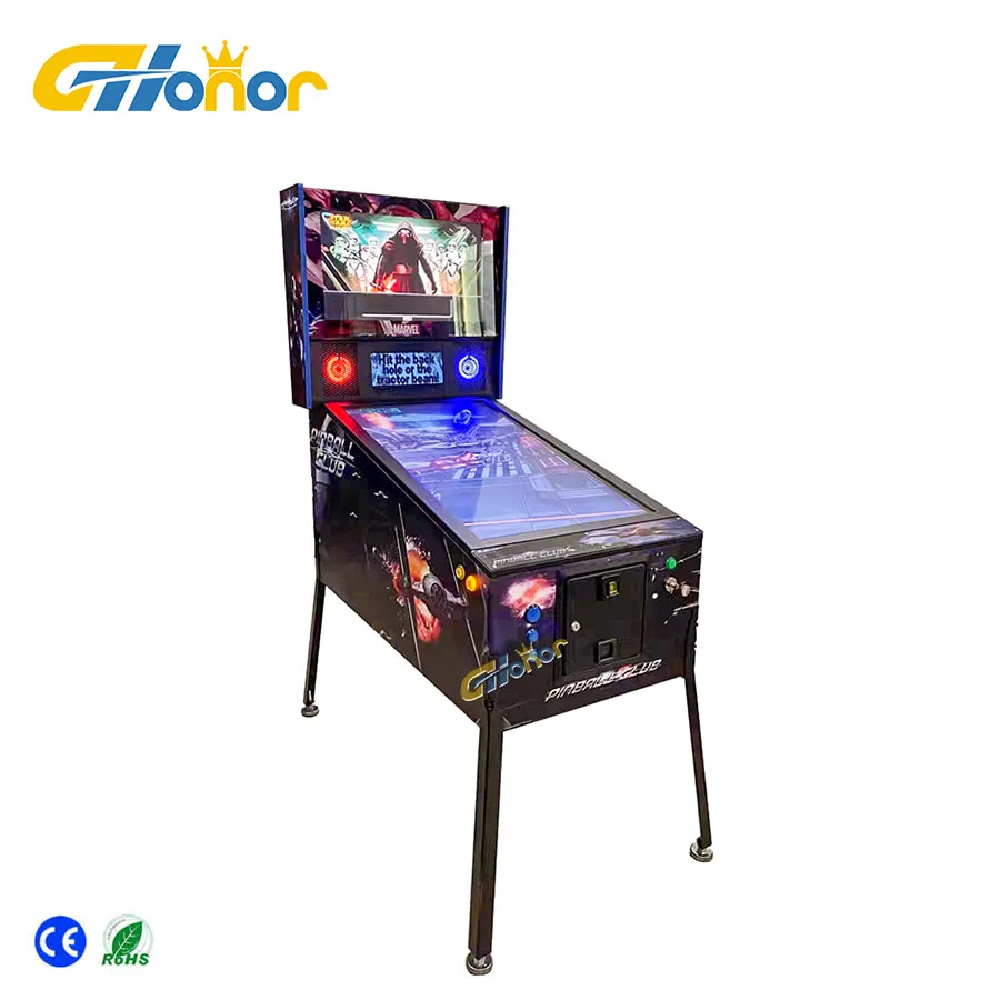 High Quality Game Coin Operated Pinball Machine Virtual 6 Balls Pinball Machine Arcade Game 6 Balls Pinball Game Machine