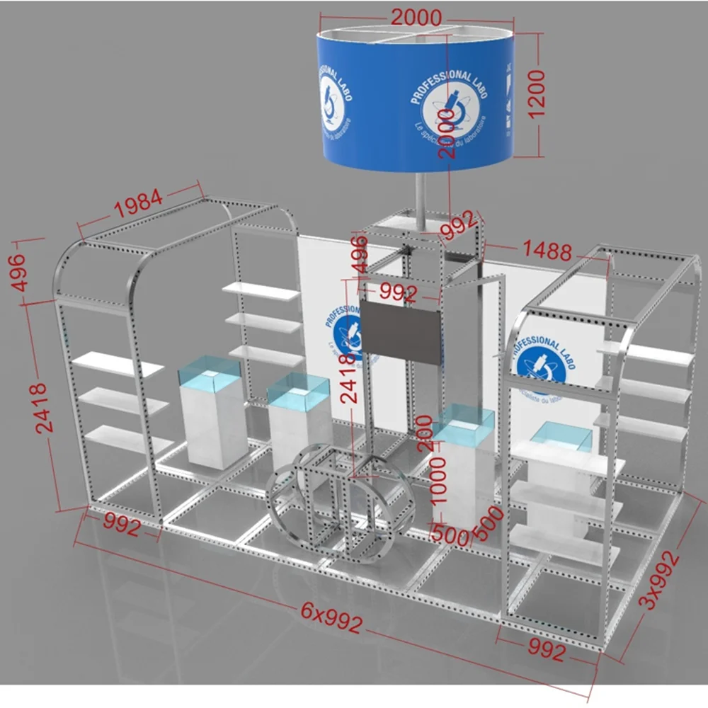 Customized Aluminium Exhibition Stand Tradeshow M Series Trade Show Booth 10x10 Exhibition Booth