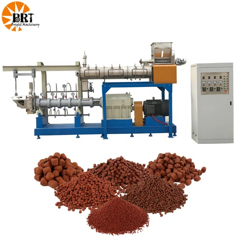 2 Tons Per Hour Floating Fish Feed Production Line Pellet Extruder Machine