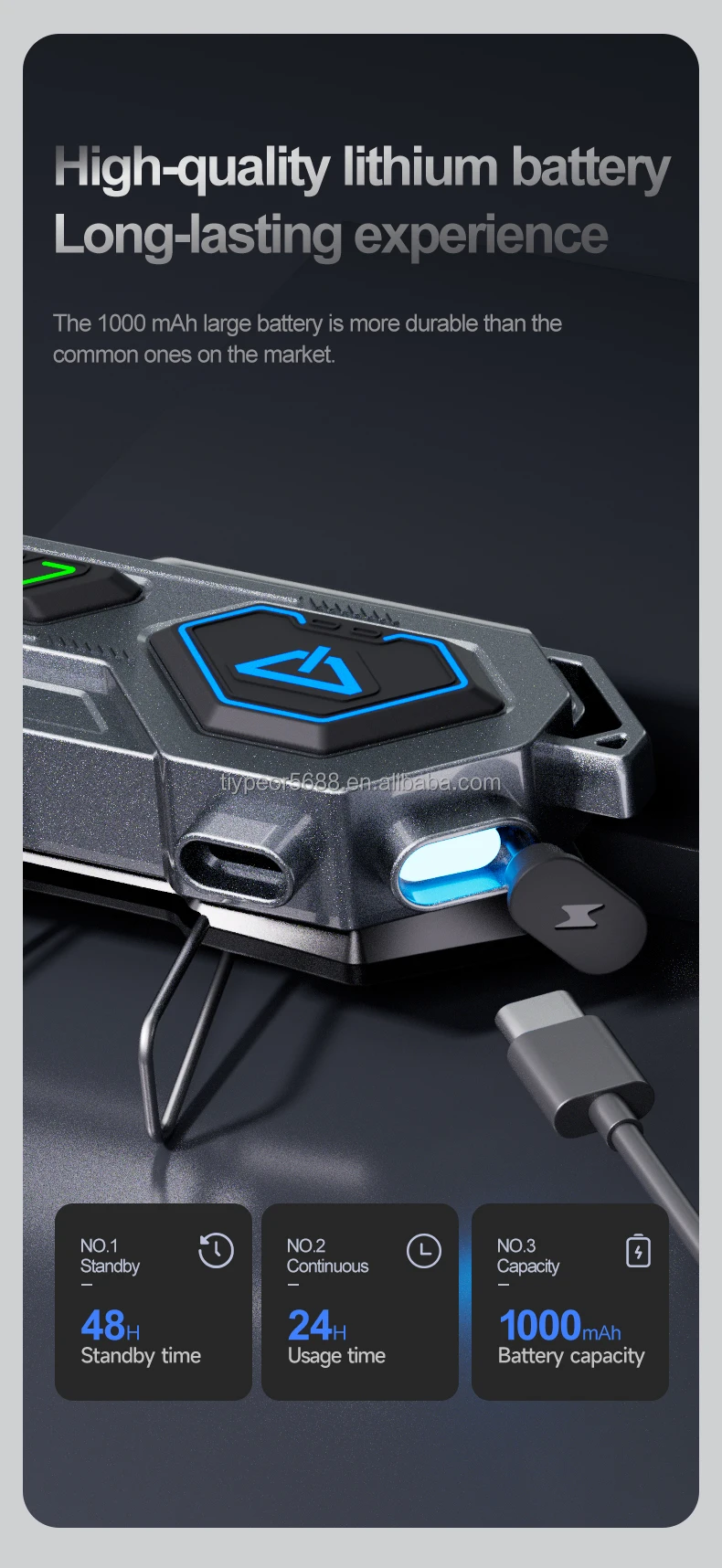 product tiypeor wireless earbuds waterproof noise cancelling handsfree rider motor headset led motorcycle intercom helmet headphone-7