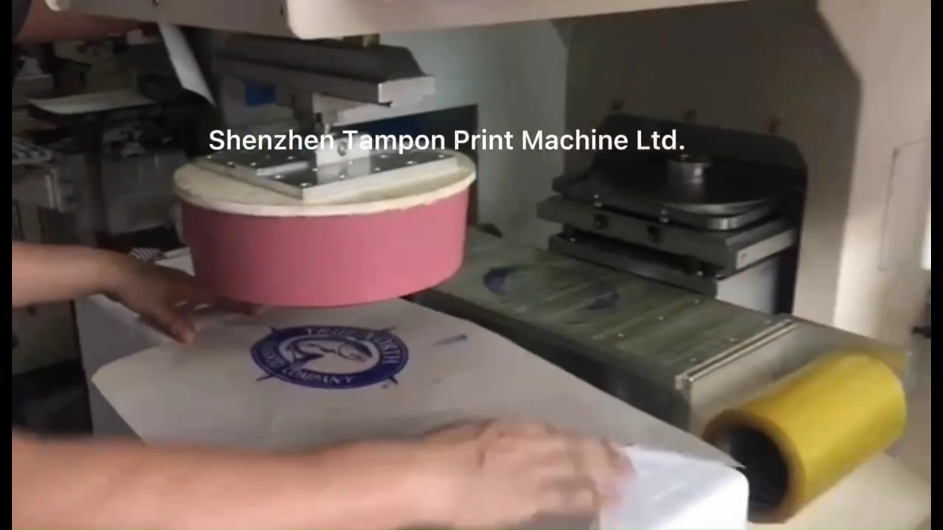 Ink Cup Pad Printing Machine Large Size Printing 200x200 Mm For Boxes