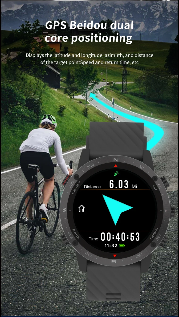 G5 Pro Relojes Smart Watch 1.3inch Amoled 50m Waterproof Gps Altitude Meter Heart Rate Monitoring Outdoor Sport Smartwatch 2025 - Buy 2025 Smartwatch sports Smart Watch For Men 50m Waterproof Smartwatch