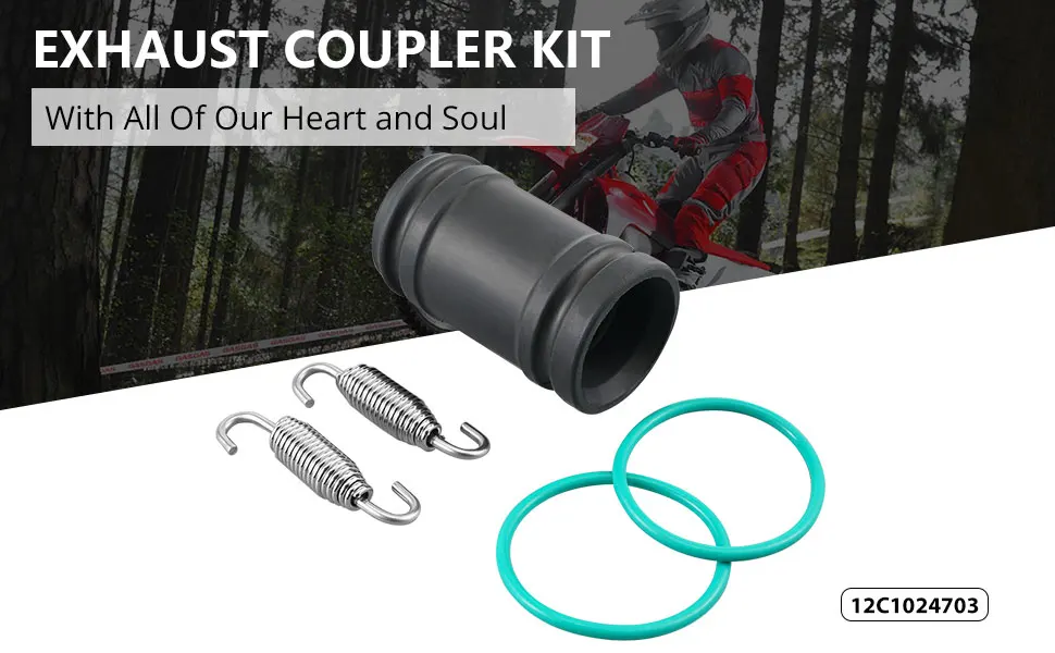 Nicecnc Rubber Seal Exhaust Springs Coupler Kit For Ktm 250 300 Sx Xc