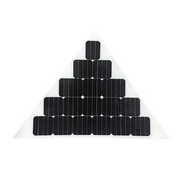 Custom Made High Efficiency Mini Size Flexible Solar Panels Triangle Square Epoxy PET ETFE Materials IP68 Waterproof for Street