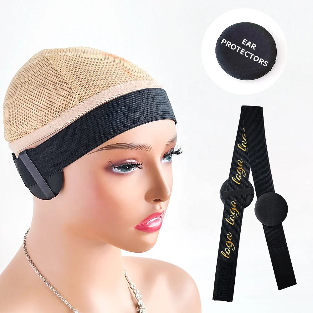 Оптовая продажа, Новое поступление, повязки для волос с логотипом на заказ, Кружевная повязка с защитой для ушей, дизайнерские кружевные повязки для волос, повязки для салона