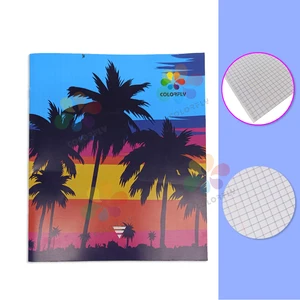 Wholesale Exercise Book 16*21cm Bulk Custom Design 4x4mm Square Line Notebooks  A5 School Supplies Writing Book for Students