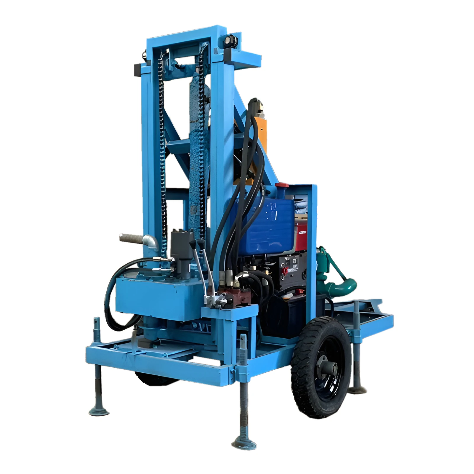 22hp 200m Water Well Rotary Drilling Rig Underground Deep Water Mine Drilling Rig Borehole