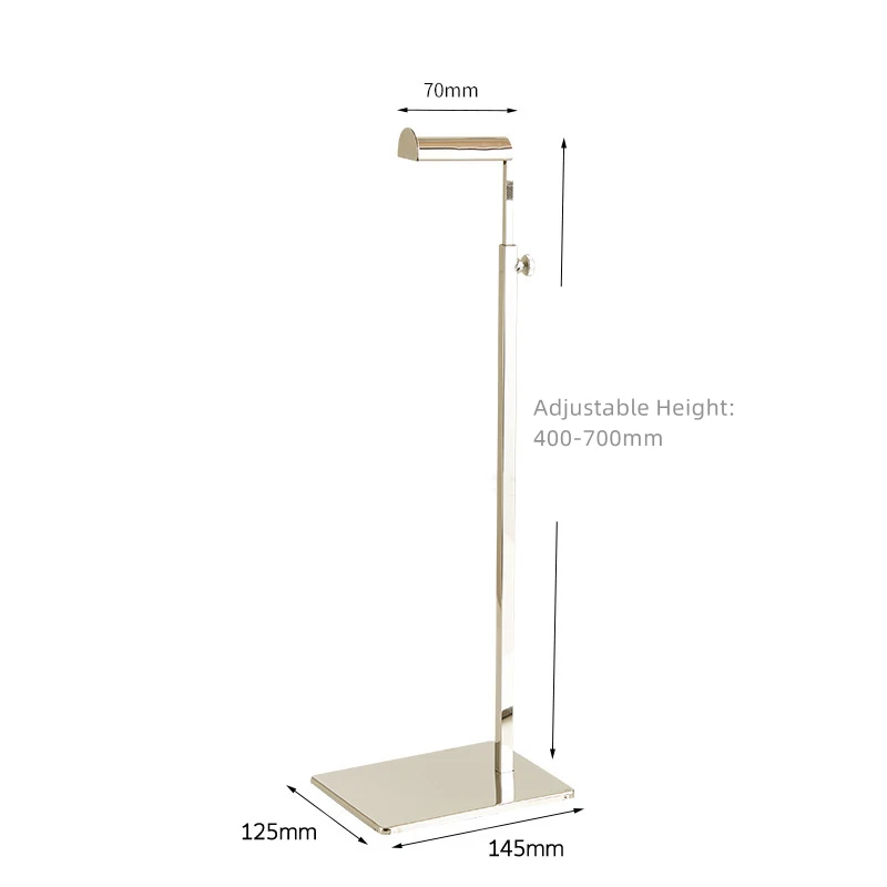 Retail Bags Store Design Fixture Metal Women Purse Handbag Hand Bag Display Holder Stand Hanging