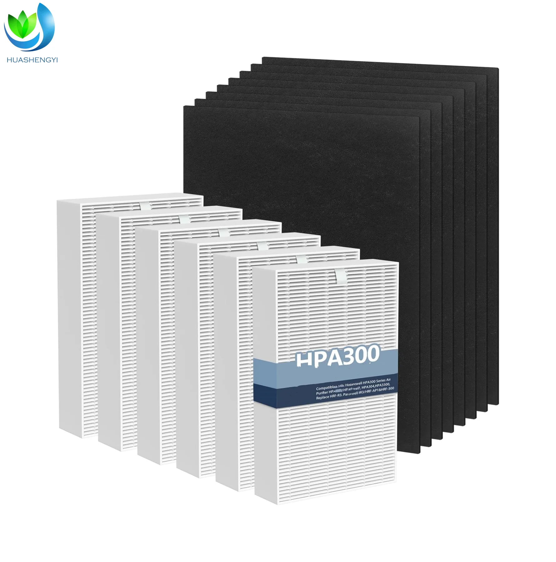 Walson  Air Purifier Replacement Filter-True HEPA Activated Carbon Pre-Filter for Honeywell HPA300 Series HPA300 HPA300VP HPA304