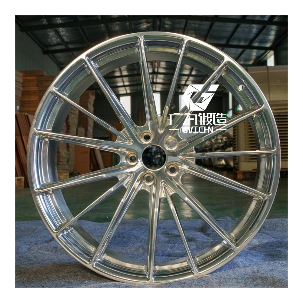 GVICHN P103 OEM Passenger Car Concave polishing Forged Alloy Wheels custom car rims 18 19 20 21 22 23inch 5x112 5x120 5x114.3