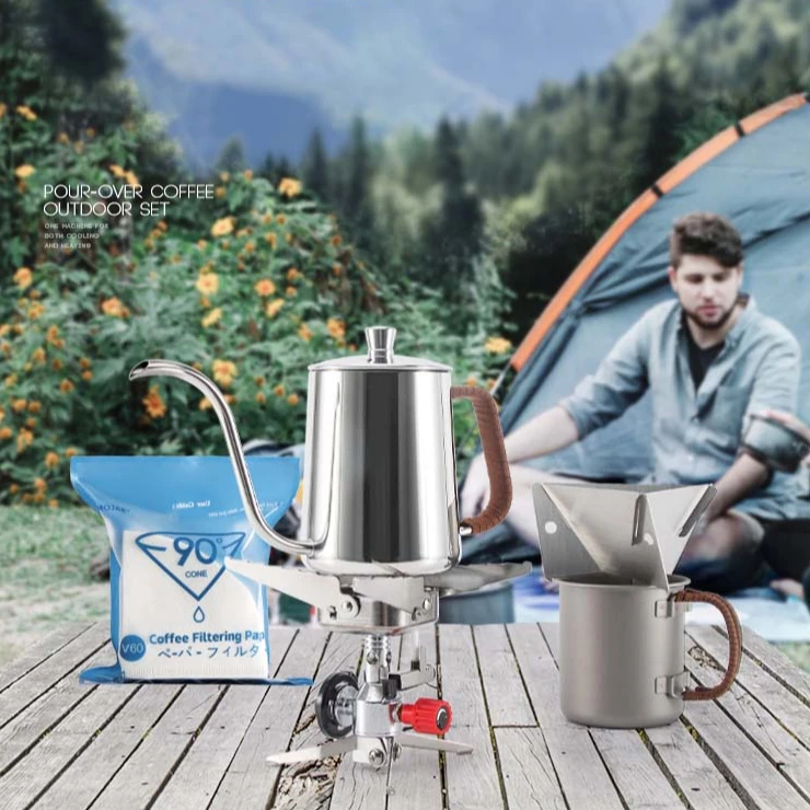 New Arrival Latest Design Camping Pour Over Set Customized Outdoor