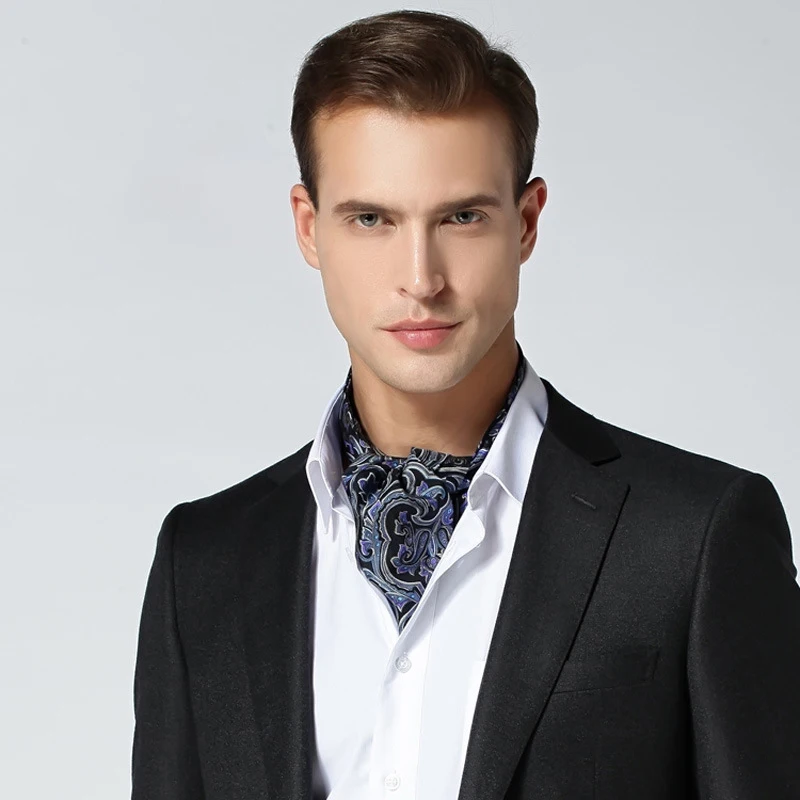 Produttore personalizzato poliestere seta sciarpa da uomo Multi