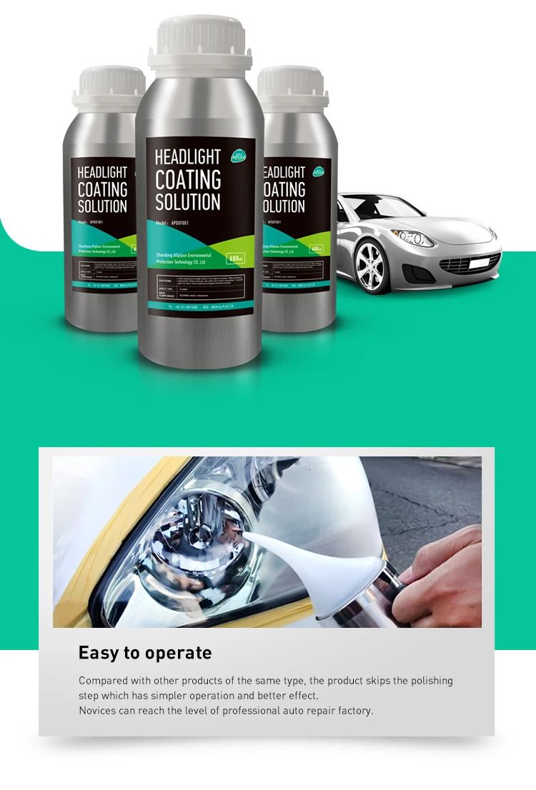 Allplace  Auto Headlight Renovation Repair Coating Car Headlight Repair Fluid 600 ML