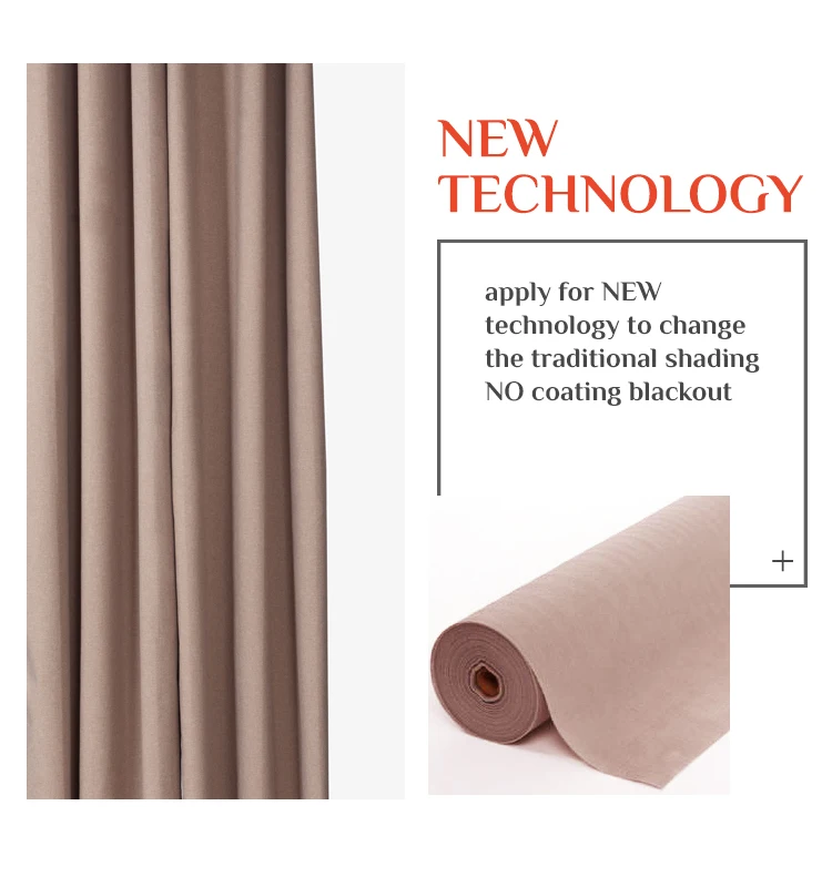 New Technology linen polyester fabric degradable Eco friendly ready made water proof fabric 100% blackout curtain fabric