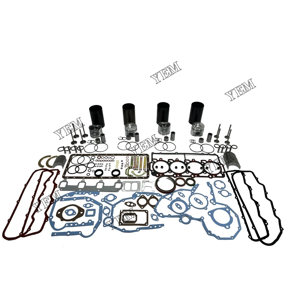 3204 Engine Repair Kit With Cylinder Piston Rings Liner Bearing Valves Gaskets for Caterpillar