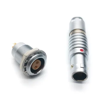 Factory Selling FGG 0B 302 CLAD 2 Pin Circular Push Pull Male Plug Metal Connector for Camera