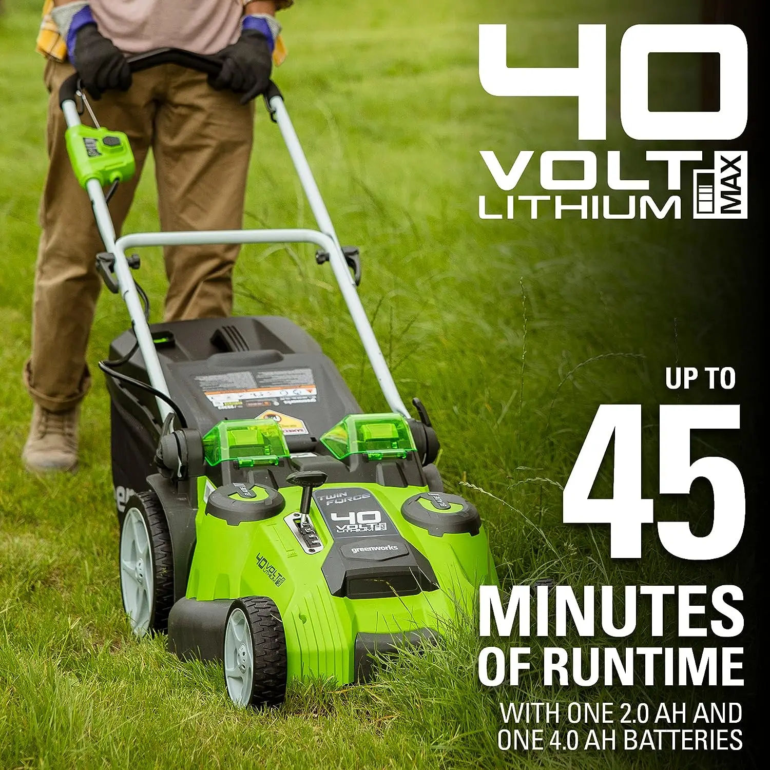 Riding Lawn Mower GREENWORKS 80V 42