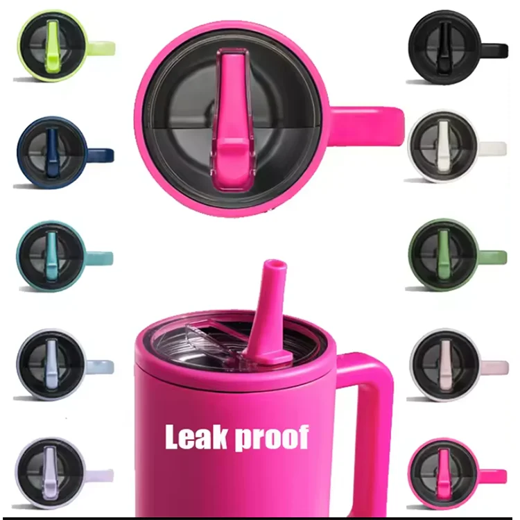 2024 New 40oz Leak Proof Neo Pink Hydrojug Tumbler With Handle And