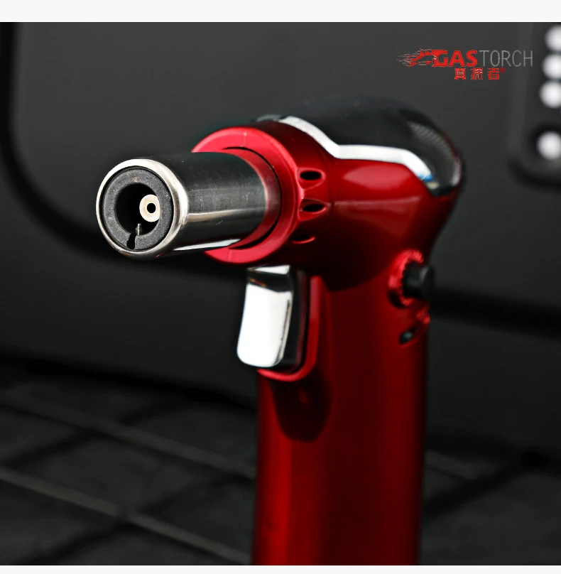 Gf-905 Most Powerful Custom LOGO Camping Windproof Chefs Gas Butane Jet Torch Lighters for Cigar Kitchen Culinary