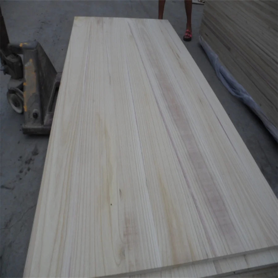 Paulownia Edge Glued Panels With 18x1220x2440mm Natural Color - Buy ...