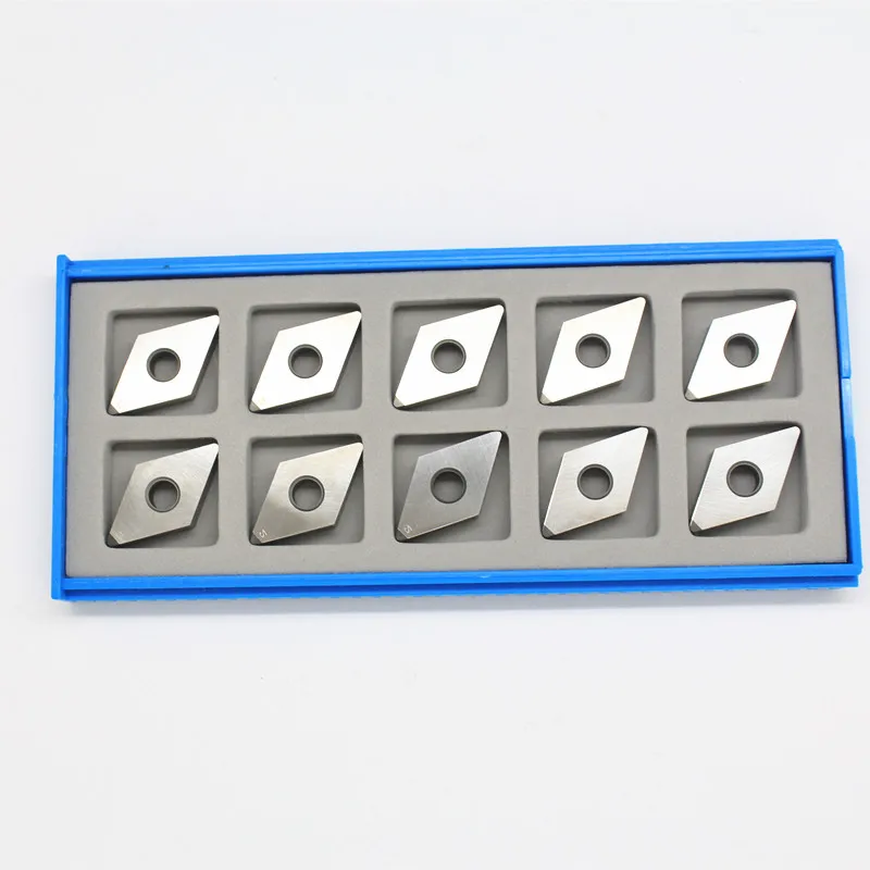thumbnail image 2 of 2-Pack ZIMI-CNC TNMG332 / TNMG160408 CBN-6 Carbide Inserts For Hardened Steel - Boron Nitride 2 of 4