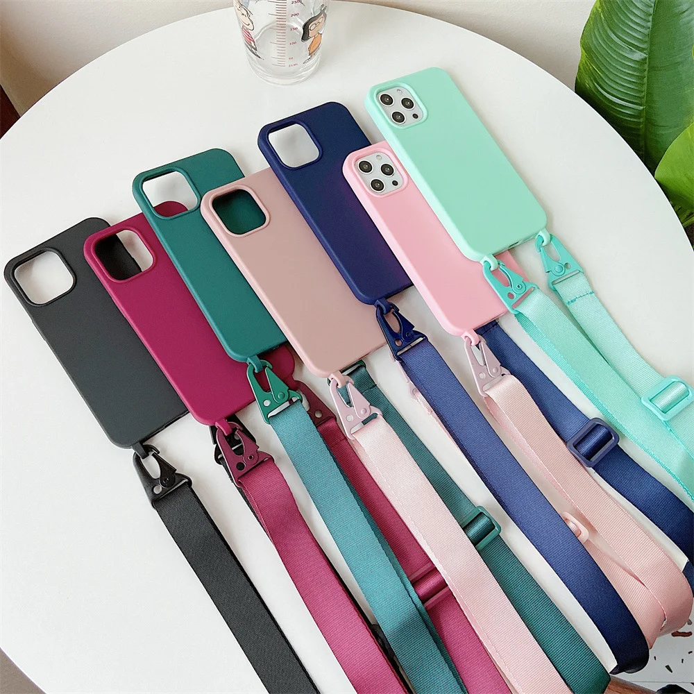Fashionable Women's Crossbody Strap Case, Suitable For IPhone 16 15 14 13 11 Pro Max 8 7 Plus, Travel-Friendly Phone_voghion.com