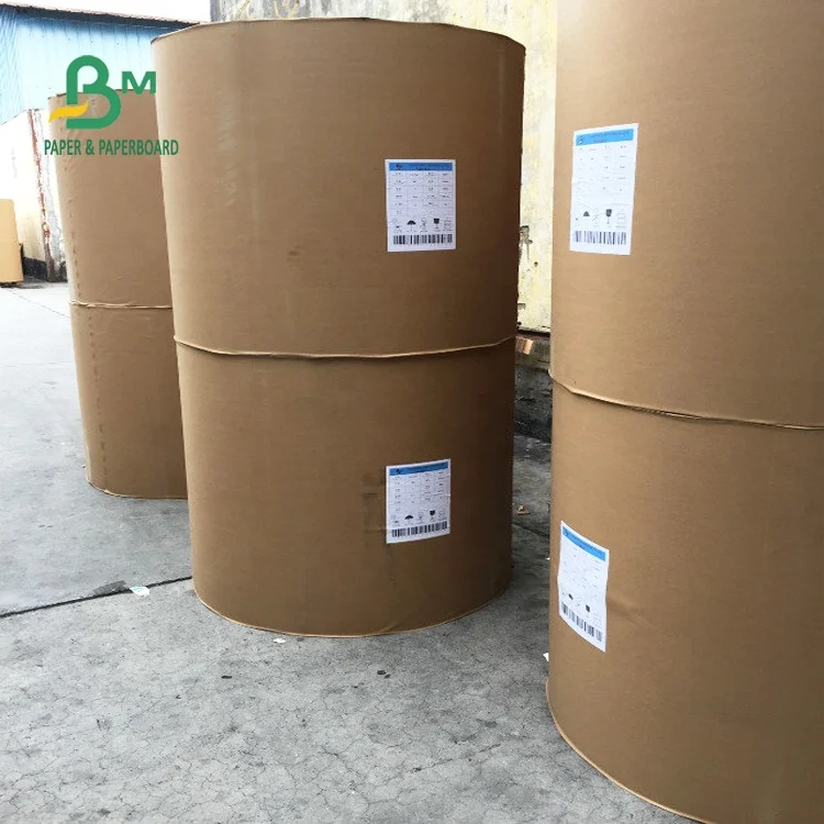 80gsm Brown Test Liner Fluting Paper Corrugated Kraft Paper Roll