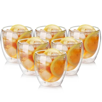Manufacturers Custom Cheap Price Reusable Clear Borosilicate Glass Coffee Mug