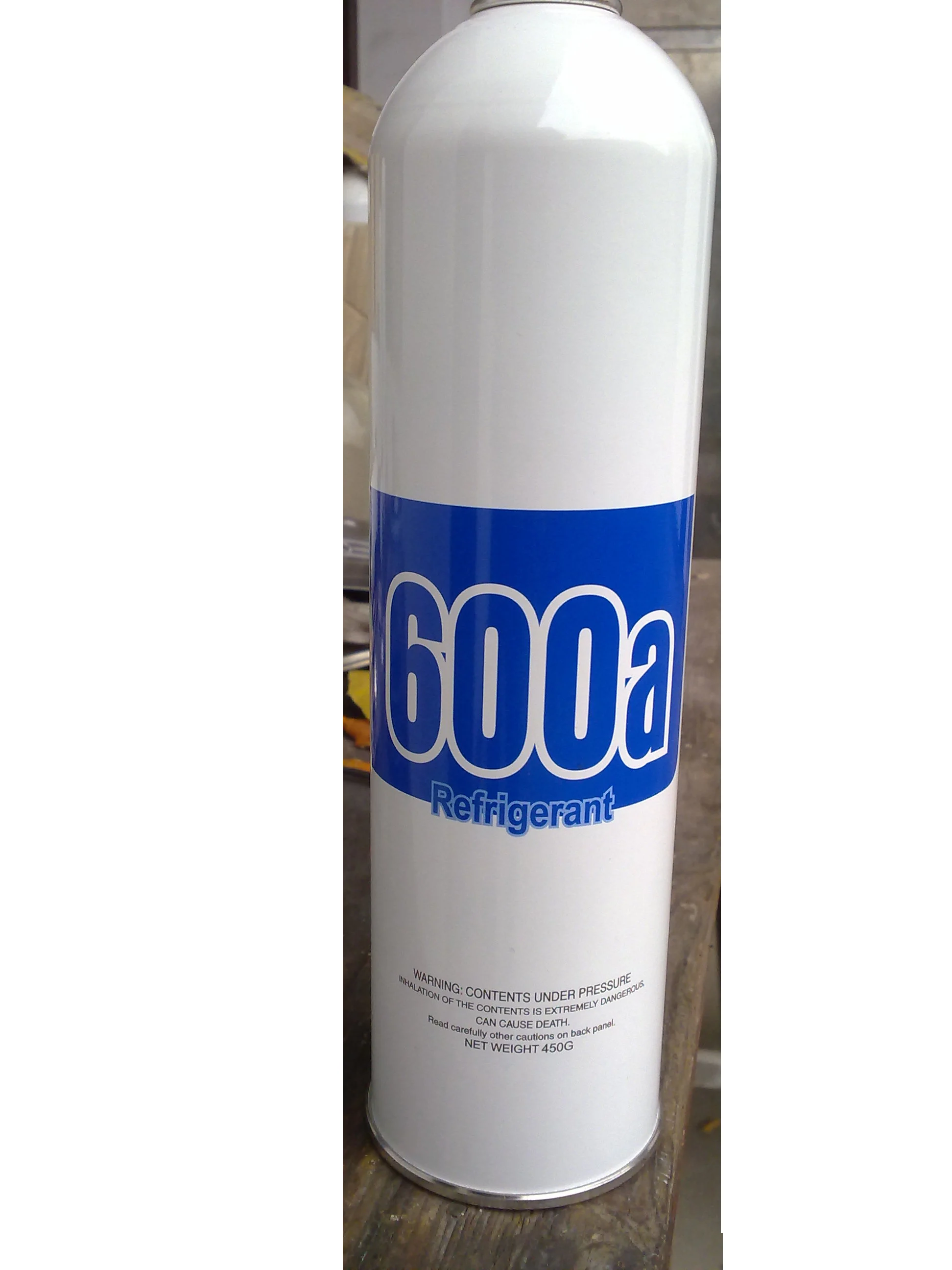 R600A Refrigerant High Purity Isobutane R600A 450g - China Refrigerant Gas,  Refrigerant R600A