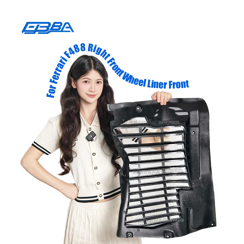 OEM Fitment Auto Detailing Plastic Right Front Section Front Inner Fender Wheel Liner For Ferrari F488 OE 86728000