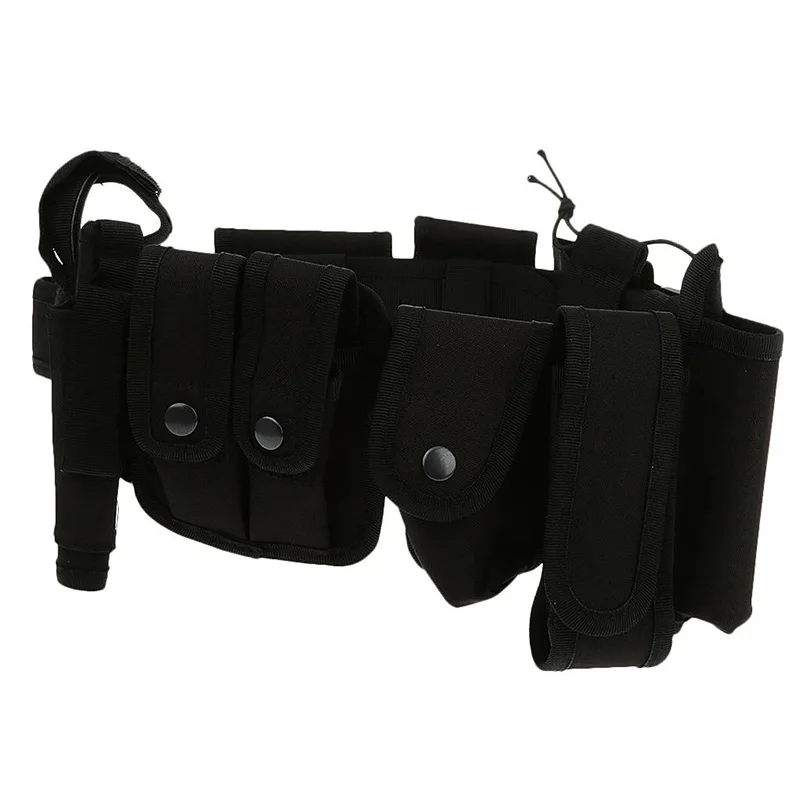 Wear-resistant Lightweight Utility Outdoor Belt Waist Bag Durable Pouch Men Security Guard Patrol Kit
