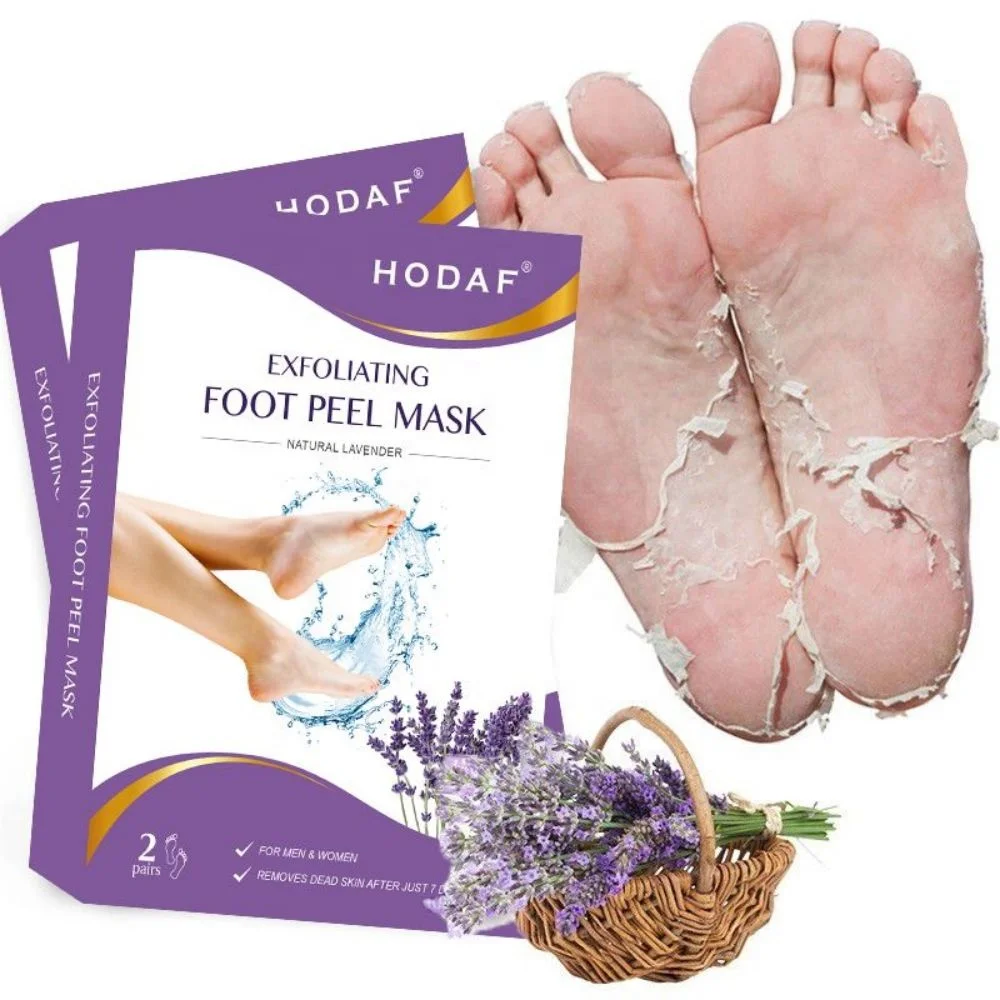 OEM feet exfoliating foot mask organic biodegradable exfoliating foot peel mask