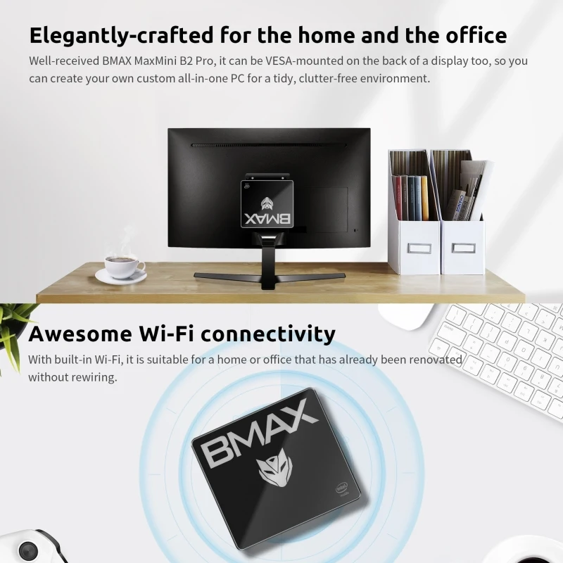 8GB RAM Mini PC with Intel Celeron J4105 & 256GB SSD