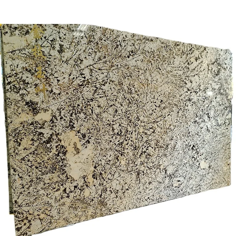 Exclusive Natural Competitive Price Factory Outlet White Pandora Granite Slabs With Black Pattern For Hospital School Mall Wall