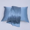Hazy Blue Pure Silk pillow case cover