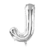 J balloon silver