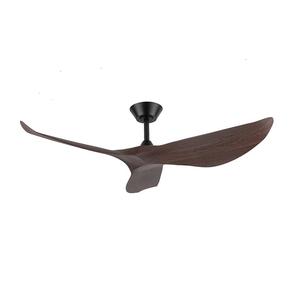 American Retro Restaurant Living Room Ceiling Fan Frequency Conversion Silent Remote Control Ceiling Fan
