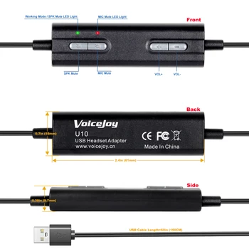Plantronics U10 Vista Bottom Cable RJ11 In Kenya | :0700 655533 - 3